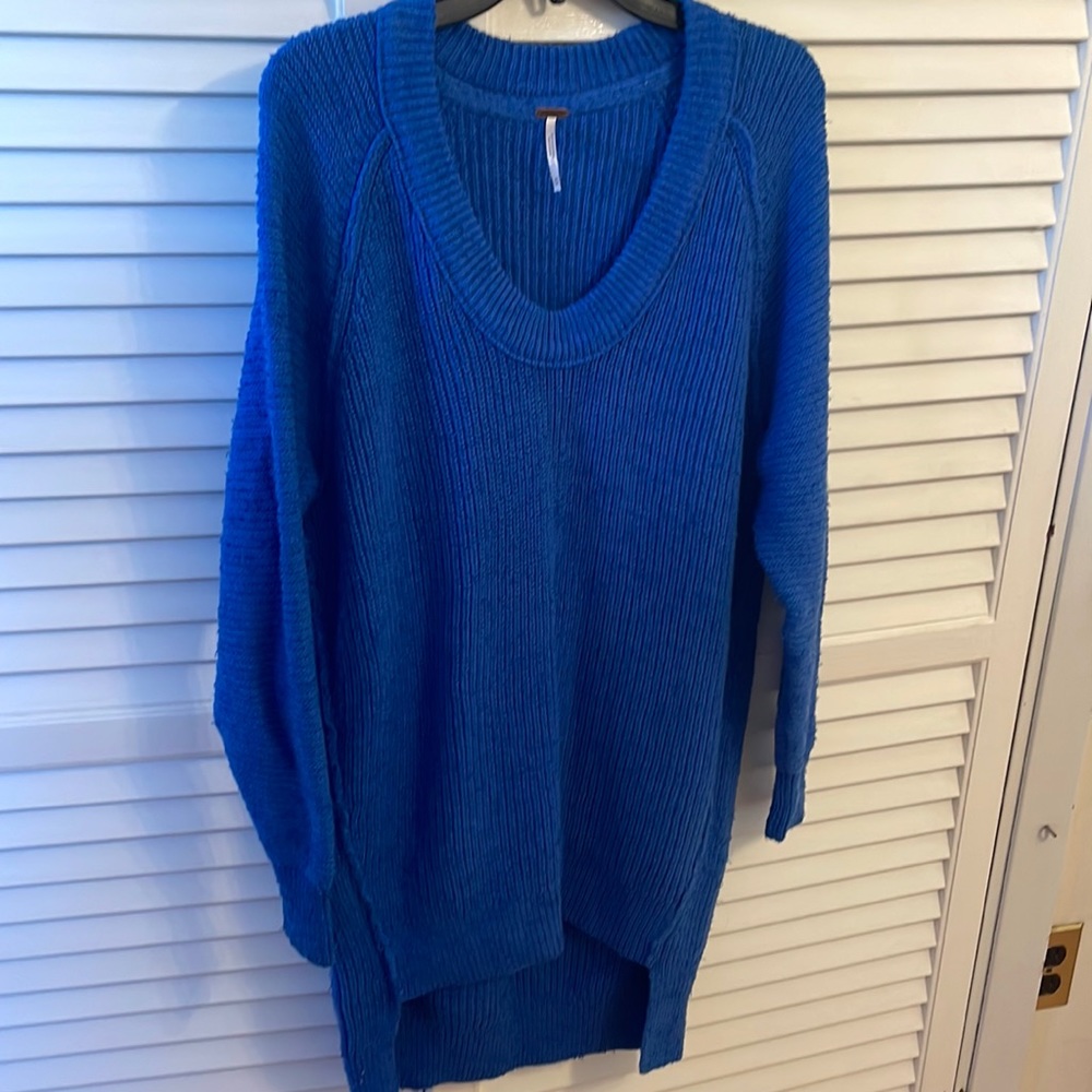Free people blue dress XS